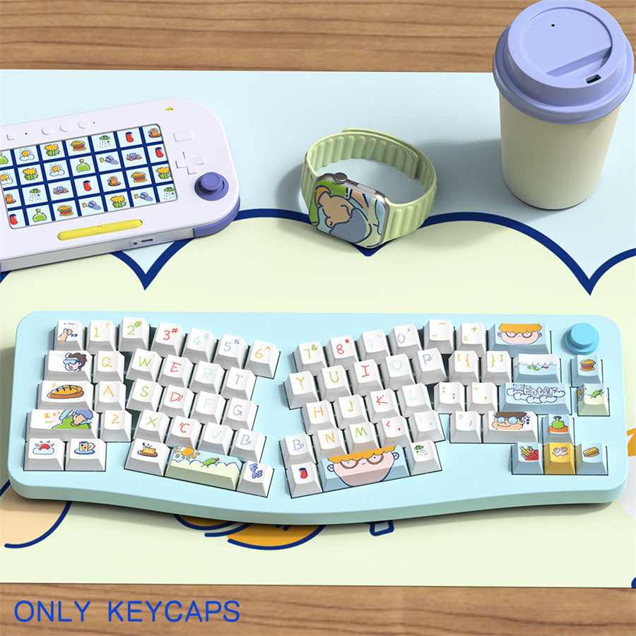 Have A Lazy Day Cherry Profile PBT Keycap Set
