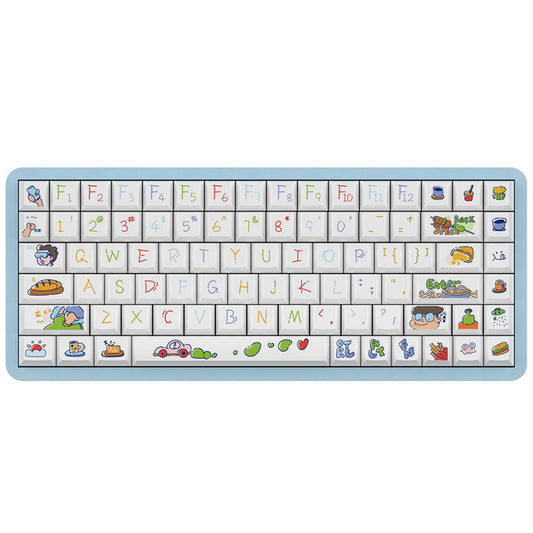 Have A Lazy Day Cherry Profile PBT Keycap Set