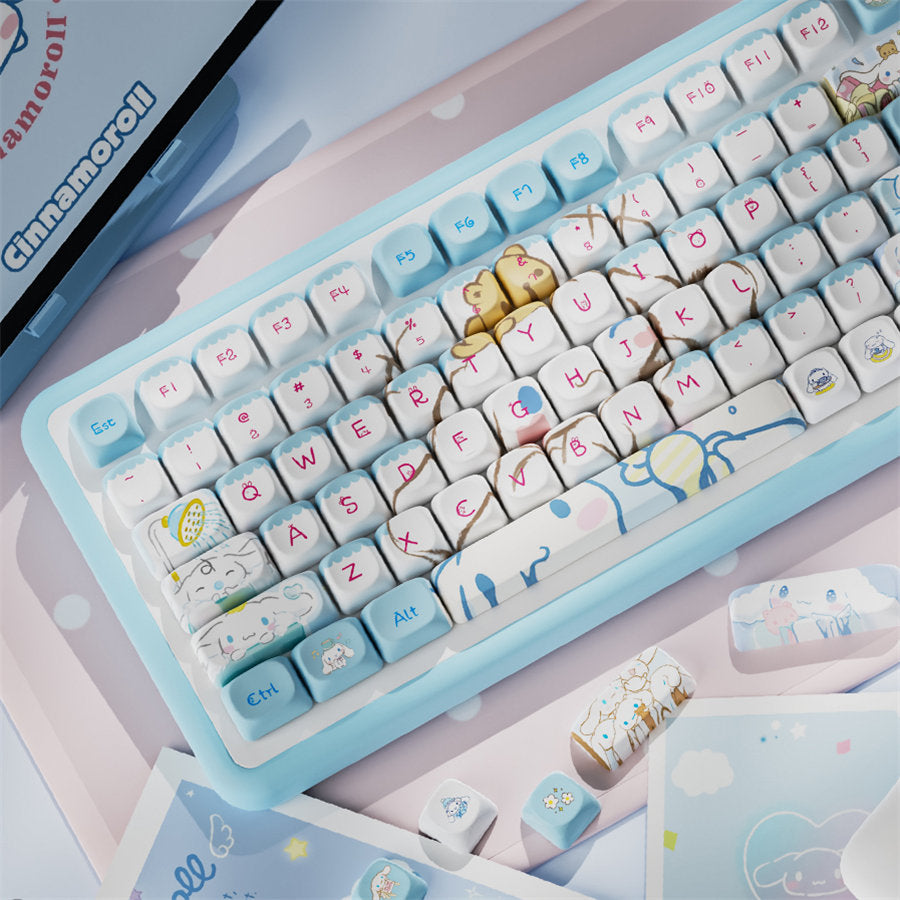 Cinnamon Dog MCA Profile PBT Keycap Set