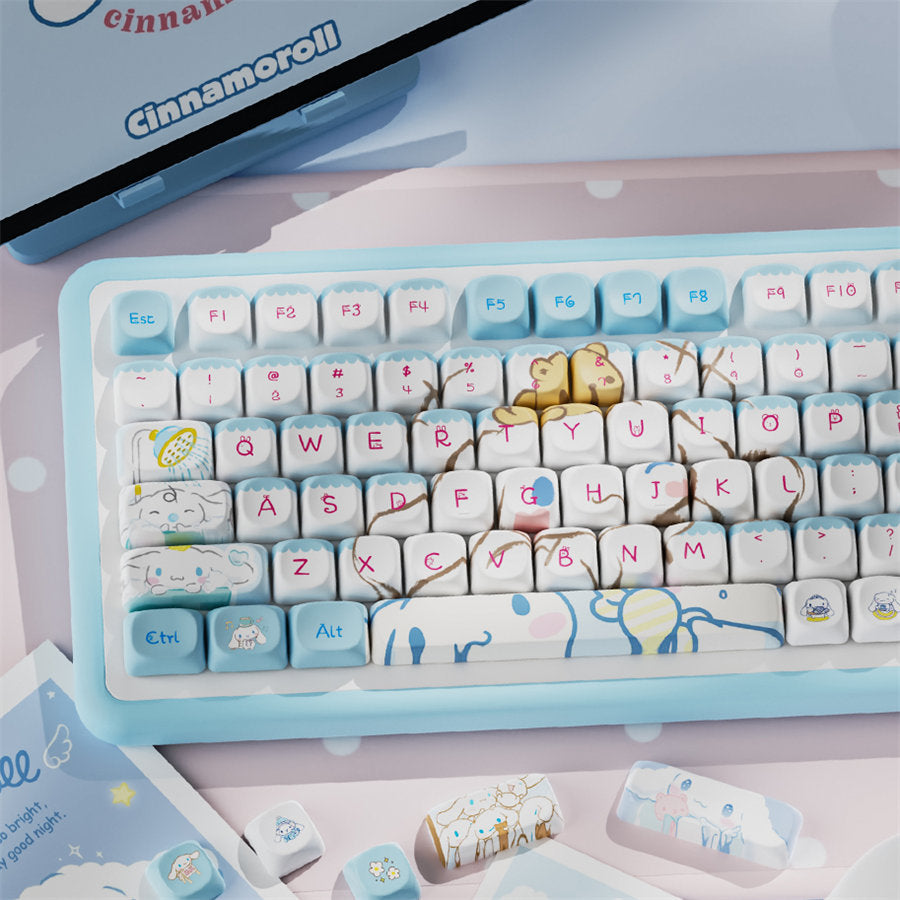 Cinnamon Dog MCA Profile PBT Keycap Set